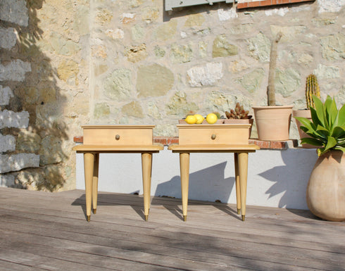 Paire de chevets vintage "Simone"