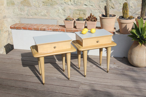 Paire de chevets vintage "Simone"