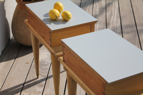 Paire de chevets vintage "Simone"