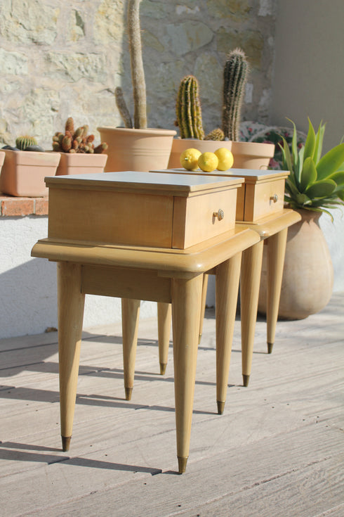 Paire de chevets vintage "Simone"