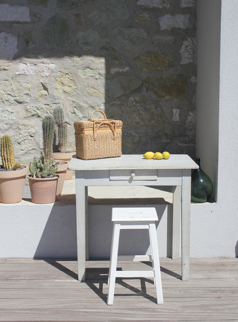 Petite table ancienne "Violette"