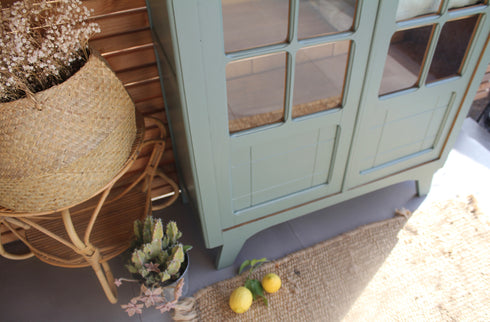 Armoire parisienne vitrée "Léone"