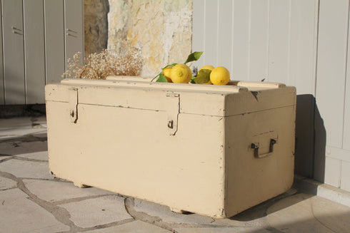 Malle en bois ancienne "Pétronille"