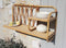 Etagère en rotin vintage "Clémentine"