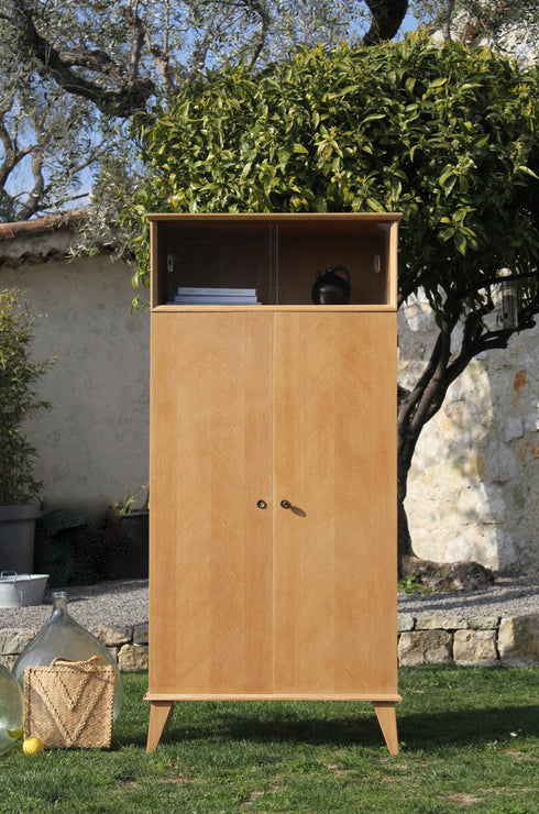 Armoire vintage pieds compas "Joséphine"