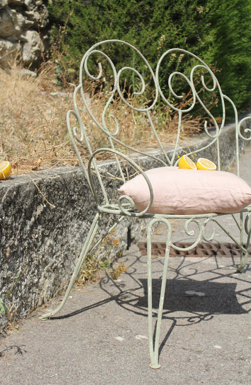 Banquette en fer forgé "Margaux"