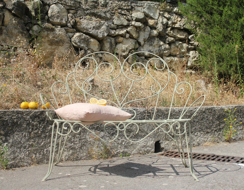 Banquette en fer forgé "Margaux"