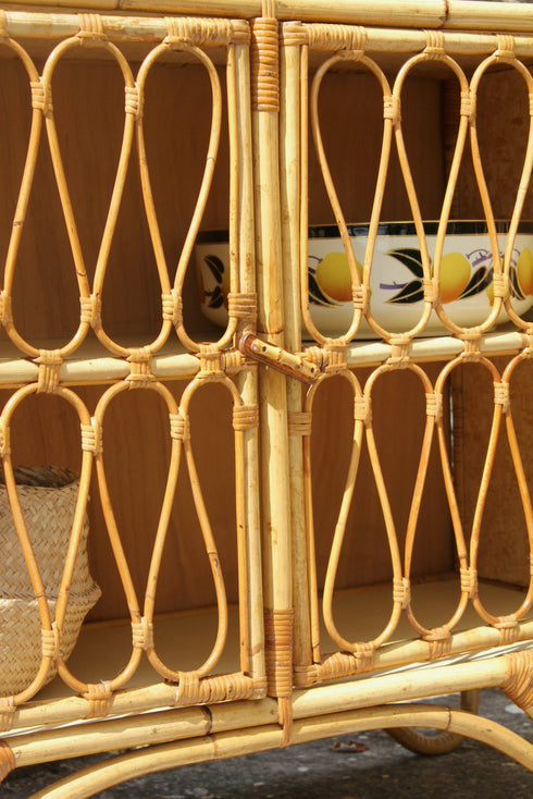 Buffet en rotin vintage "Auguste"