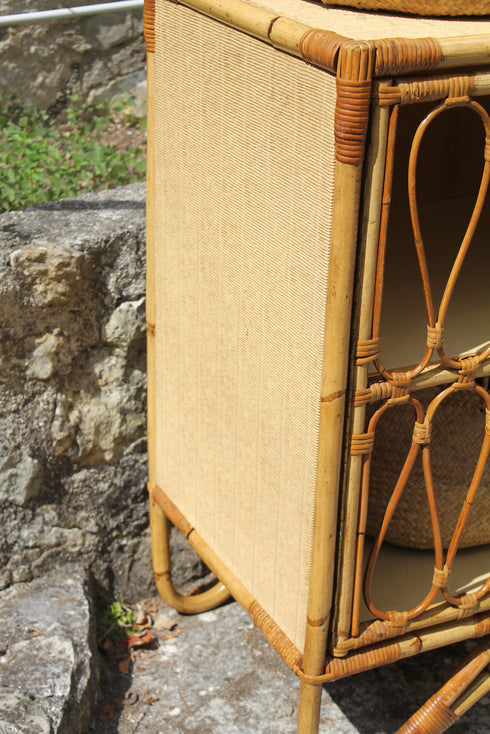 Buffet en rotin vintage "Auguste"