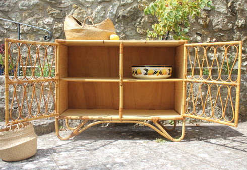 Buffet en rotin vintage "Auguste"
