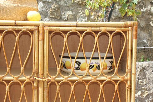 Buffet en rotin vintage "Auguste"