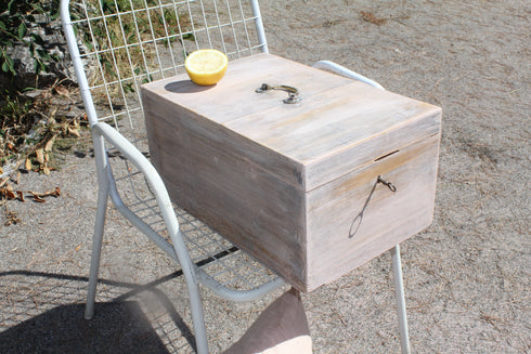 Coffre en bois ancien "Albert"