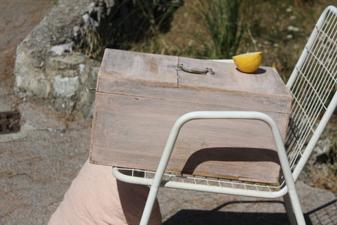 Coffre en bois ancien "Albert"