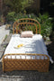 Lit rotin vintage "Achille"