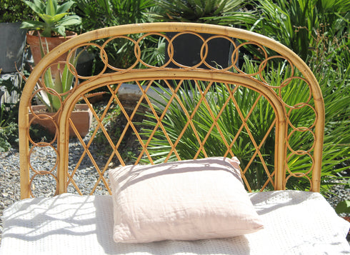 Lit rotin vintage "Achille"