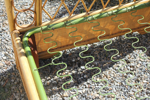 Lit rotin vintage "Achille"