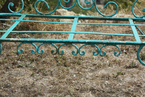 Banquette en fer forgé "Pâquerette"