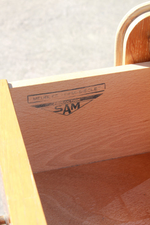 Commode vintage pieds compas "Eugénie"