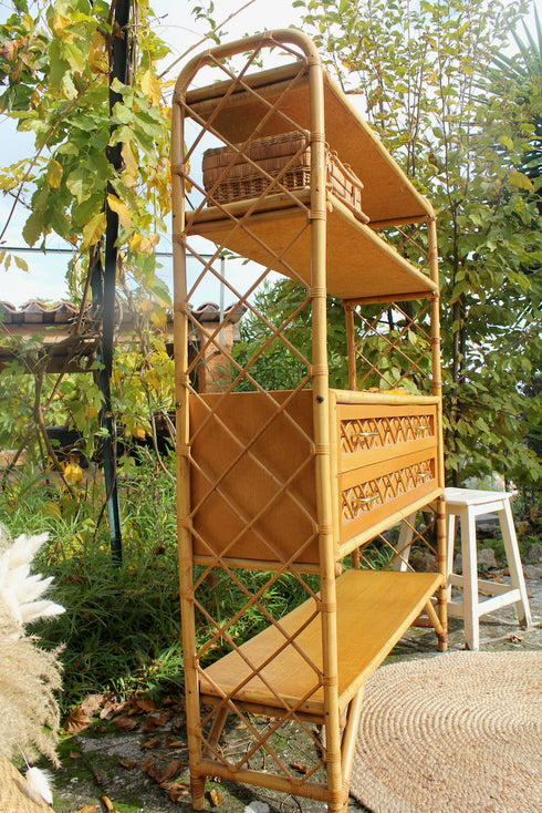 Bibliothèque en rotin "Jasmine"