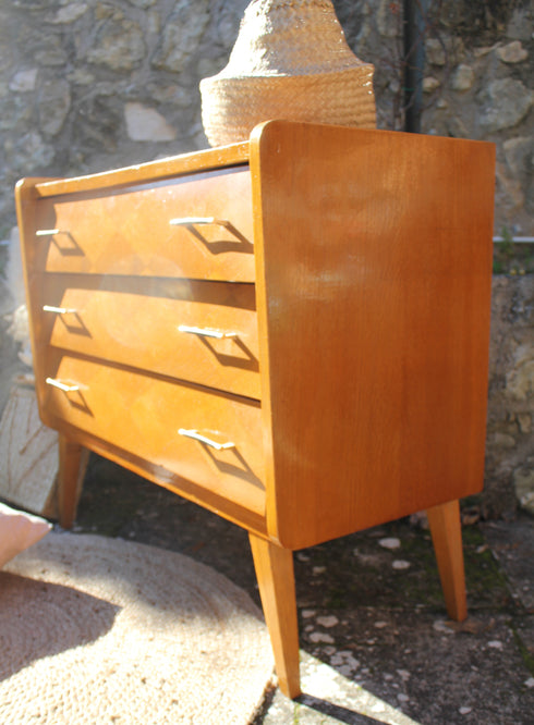 Commode vintage pieds compas "Rachèle"