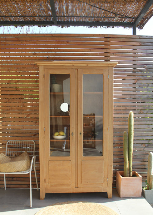 Bibliothèque ancienne en pin "Louisa"