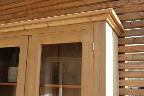 Bibliothèque ancienne en pin "Louisa"