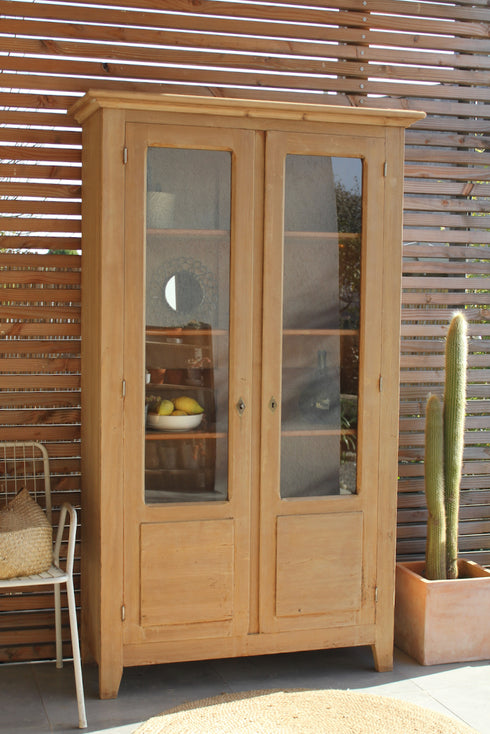 Bibliothèque ancienne en pin "Louisa"