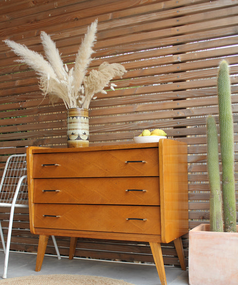 Commode vintage pieds compas "Rachèle"