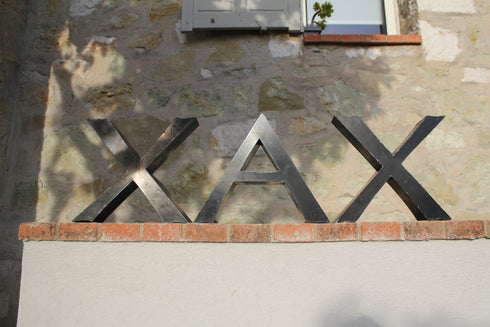 Lettres industrielles anciennes "XX"