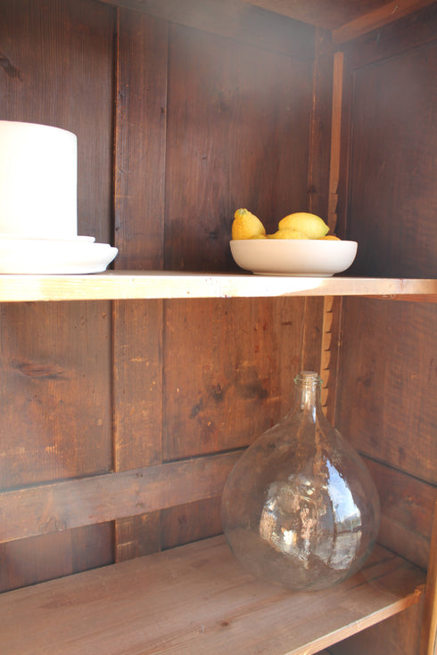 Bonnetière art déco en noyer "Suzie"