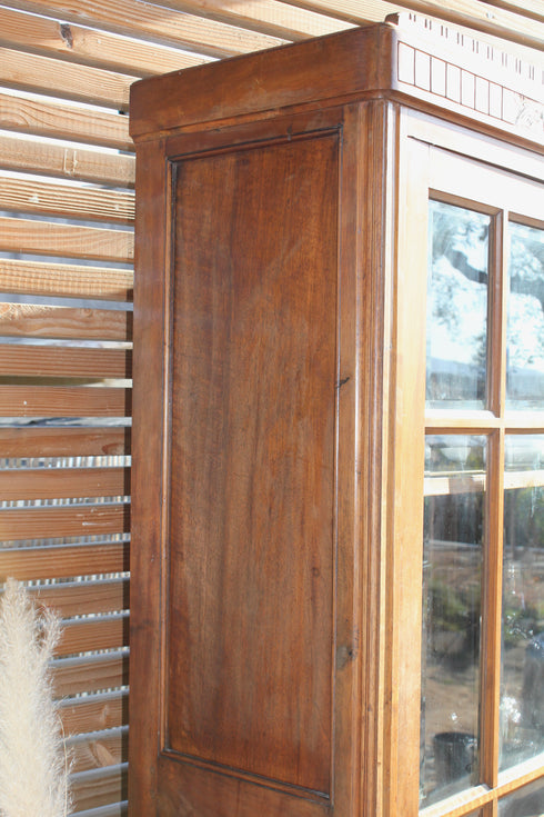 Bonnetière art déco en noyer "Suzie"