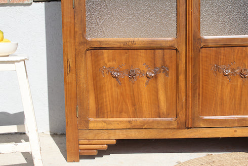 Mini armoire vitrée art déco "Apolline"