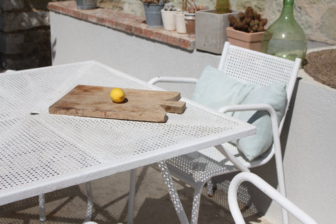 Salon de jardin en fer vintage des années 50 "Hugues"