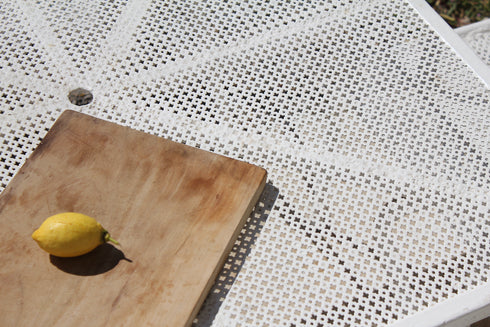 Salon de jardin en fer vintage des années 50 "Hugues"