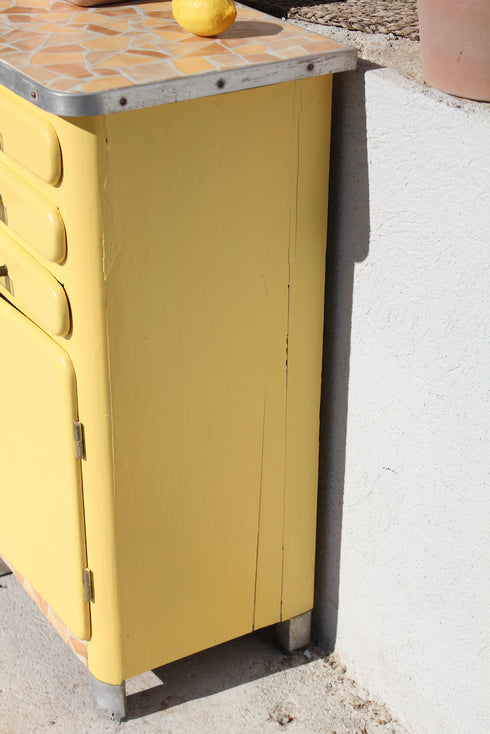 Petit buffet jaune "Paolo"