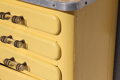 Petit buffet jaune "Paolo"