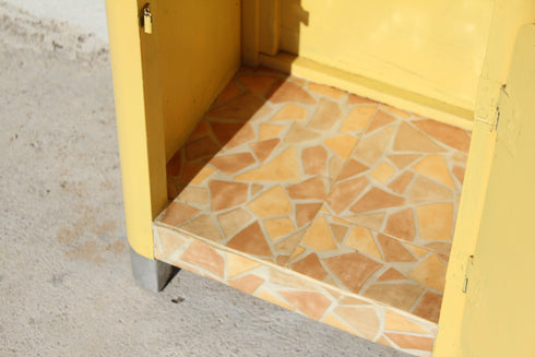 Petit buffet jaune "Paolo"