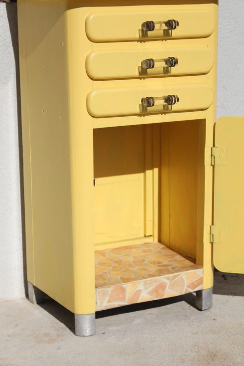 Petit buffet jaune "Paolo"