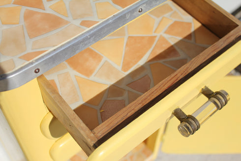 Petit buffet jaune "Paolo"