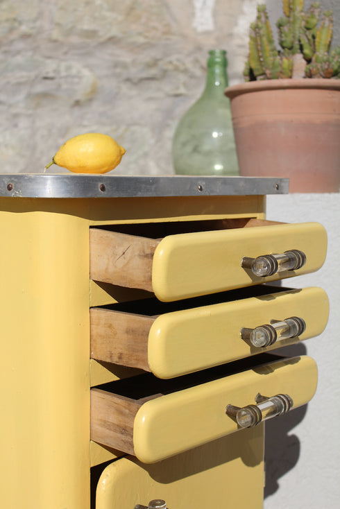 Petit buffet jaune "Paolo"