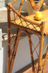 Jolie coiffeuse en rotin vintage "Camille"