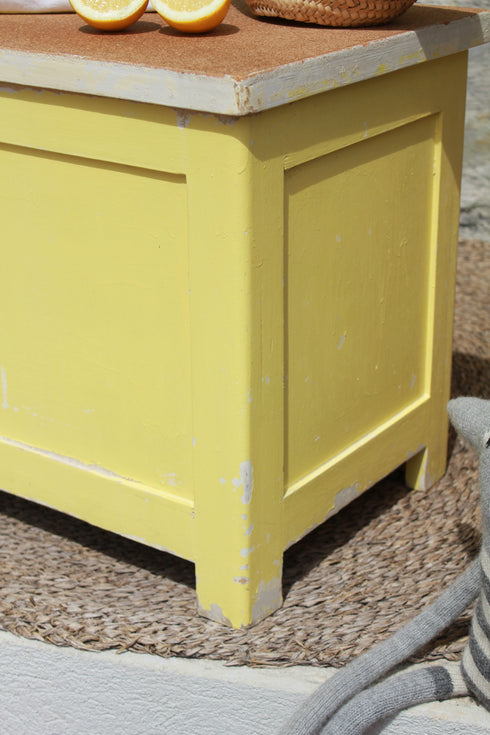 Coffre jaune pop "Gaspard"