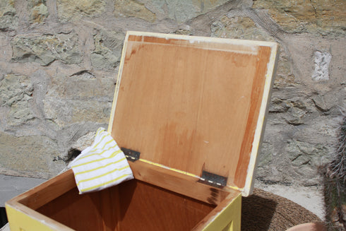 Coffre jaune pop "Gaspard"