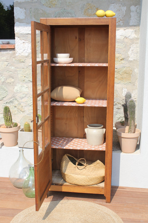 Bonnetière vintage vitrée "Madeleine"