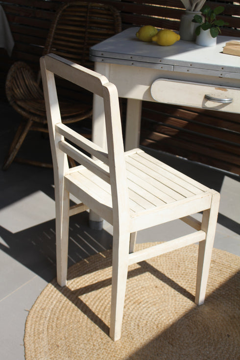 Table mado et chaises assorties années 50 Grégoire