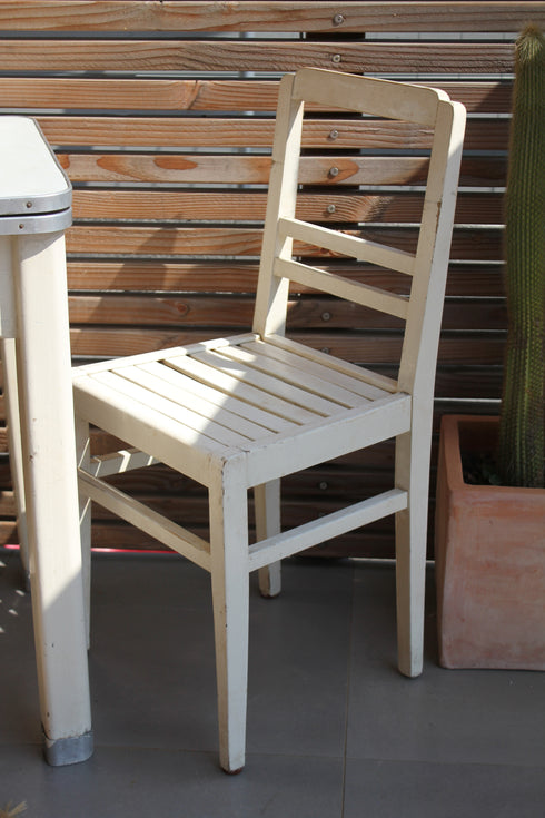 Table mado et chaises assorties années 50 Grégoire