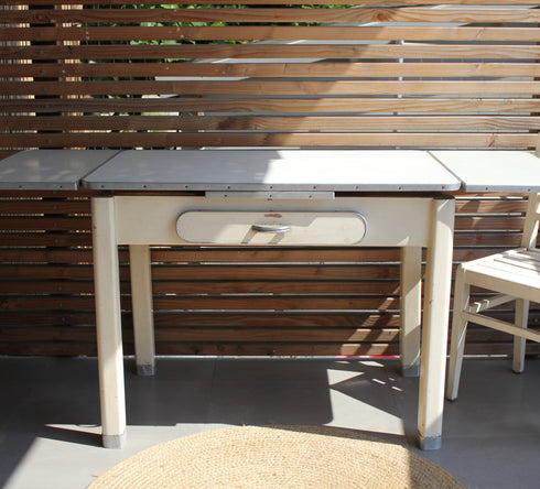 Table mado et chaises assorties années 50 Grégoire