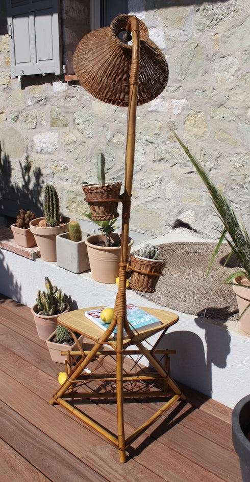 Superbe lampadaire diabolo vintage "Ernest"