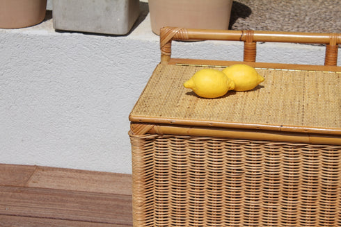 Coffre rotin vintage "Ernest"