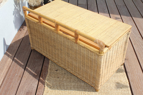 Coffre rotin vintage "Ernest"